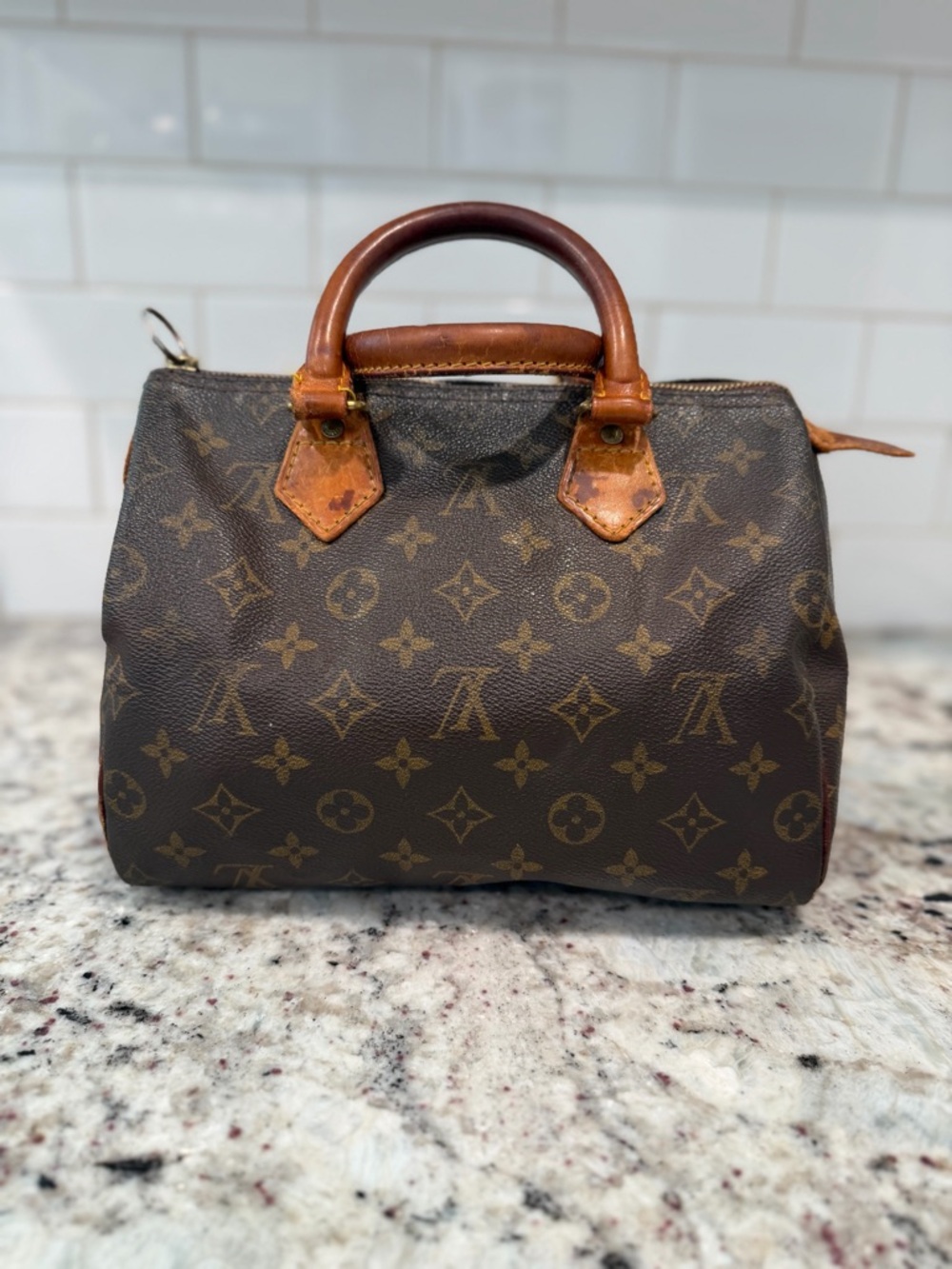 Louis Vuitton Brown Monogram Canvas Speedy